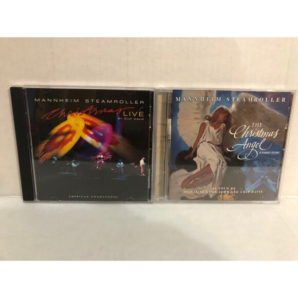 Lot Of 5 Mannheim Steamroller CD's Christmas Live Sweet Memories Aire Angel - Picture 2 of 4